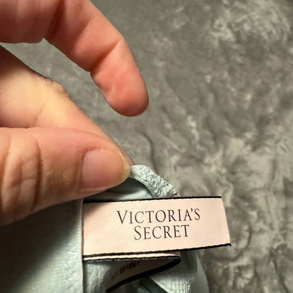 Victoria's Secret Blue Wireless Bra Smooth Comfort View 3